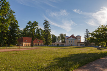 Fototapeta na wymiar Manor of great Russian seafarer Krusenstern. Kiltsi, Estonia