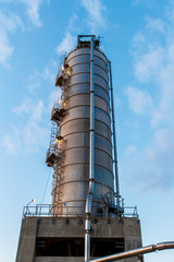 oil and gas column with steel pipes