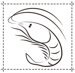 桜えび ベクター イラスト