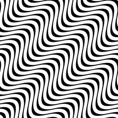 Fototapeta na wymiar Vector geometric seamless pattern. Modern geometric background. Mesh with curved lines.