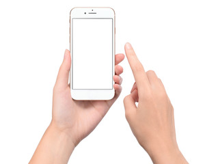 スマートフォンを持つ手 画面合成用素材 Wall Mural Hanahal
