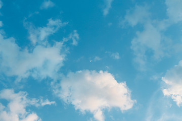 blue sky with clouds