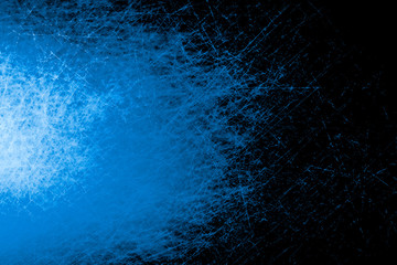 Blue scratched background