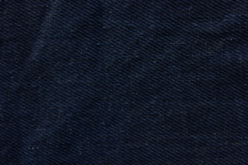 Close-up Blue Jeans surface and texture background.