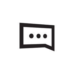 Speech icon vector isolated on background. Trendy conversation symbol. Pixel perfect. illustration EPS 10. - Vector.