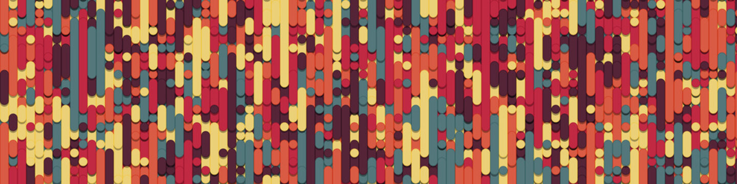 Color Abstract Lines Rain Generative Art background illustration