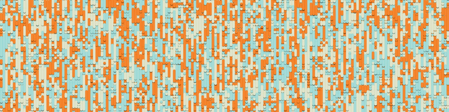 Color Abstract Lines Rain Generative Art background illustration