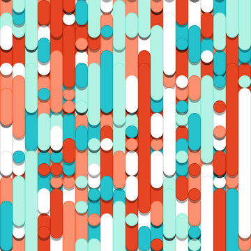 Color Abstract Lines Rain Generative Art background illustration