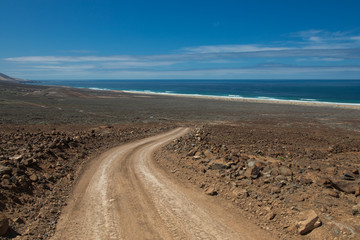 Landshot from the island of Fuerteventure (Canaria Island)