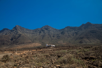 Landshot from the island of Fuerteventure (Canaria Island)