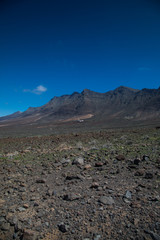 Landshot from the island of Fuerteventure (Canaria Island)