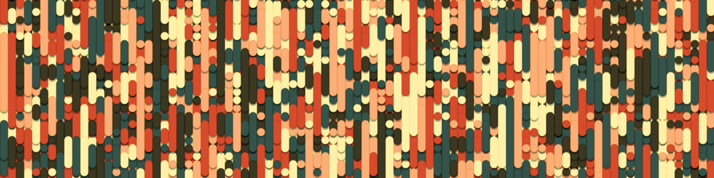Color Abstract Lines Rain Generative Art background illustration