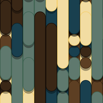 Color Abstract Lines Rain Generative Art background illustration