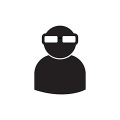 User icon vector isolated on background. Trendy people symbol. Pixel perfect. illustration EPS 10. - Vector.