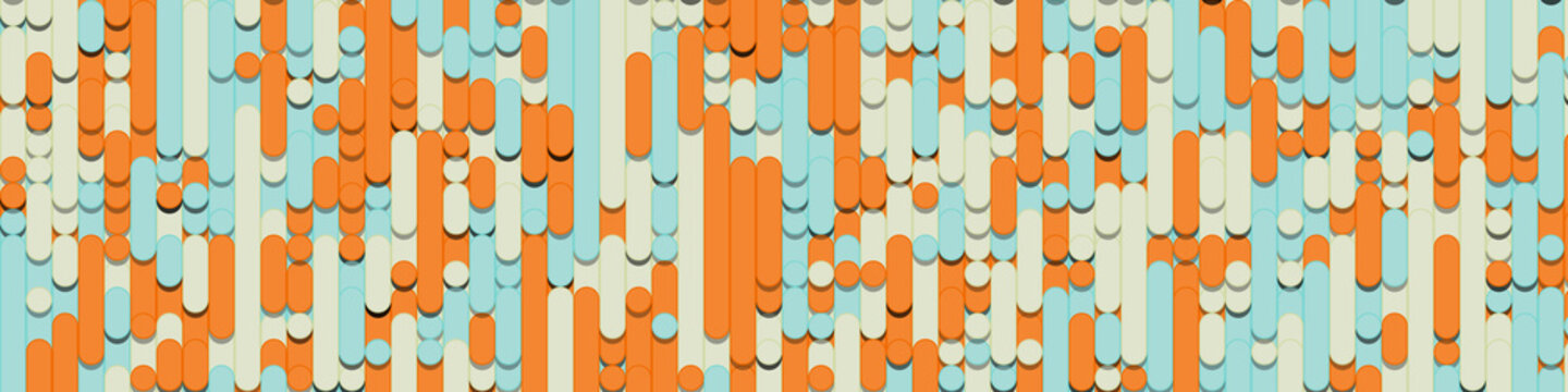 Color Abstract Lines Rain Generative Art background illustration