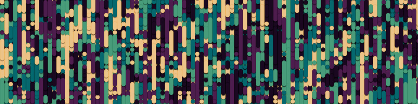 Color Abstract Lines Rain Generative Art background illustration
