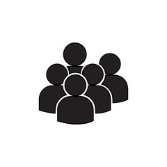 Users icon vector isolated on background. Trendy people symbol. Pixel perfect. illustration EPS 10. - Vector.