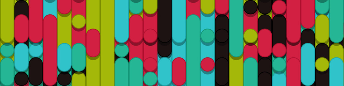 Color Abstract Lines Rain Generative Art background illustration