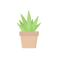 Aloe icon flat style simple design