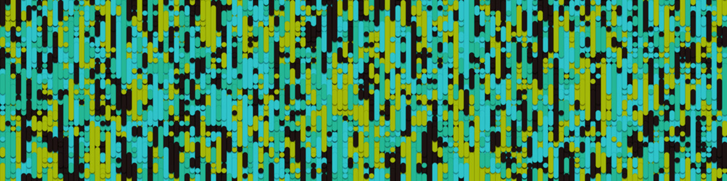 Color Abstract Lines Rain Generative Art background illustration