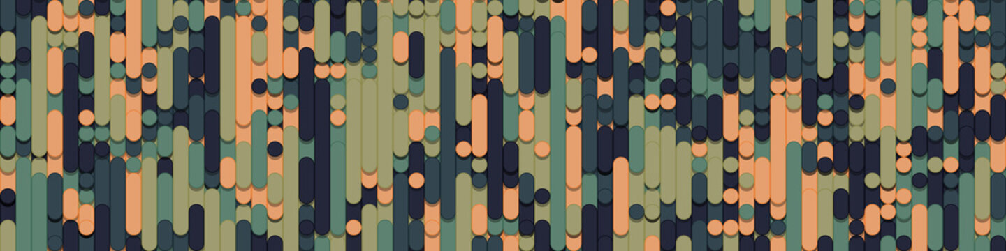 Color Abstract Lines Rain Generative Art background illustration