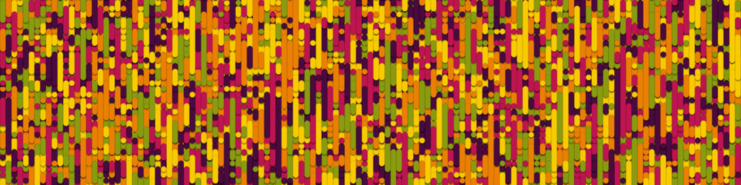 Color Abstract Lines Rain Generative Art background illustration