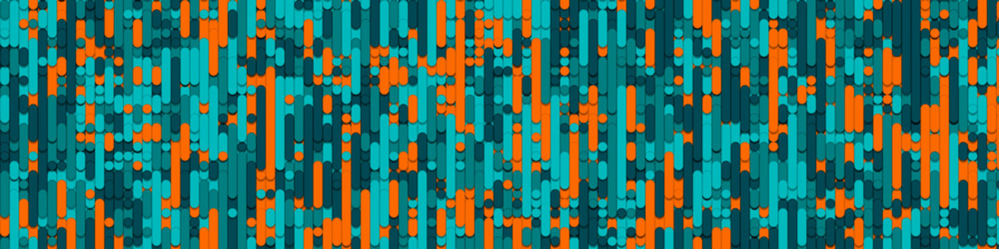 Color Abstract Lines Rain Generative Art background illustration