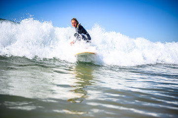 Surferin in Portugal