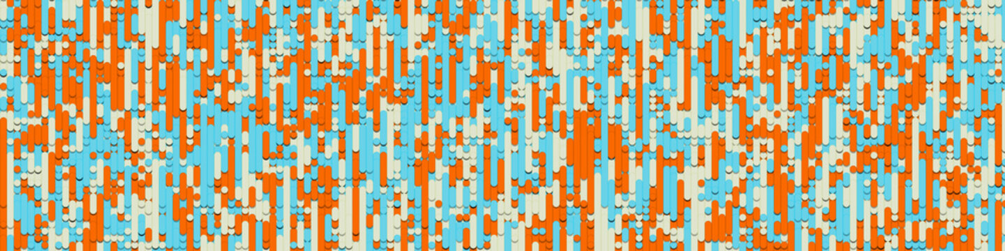 Color Abstract Lines Rain Generative Art background illustration