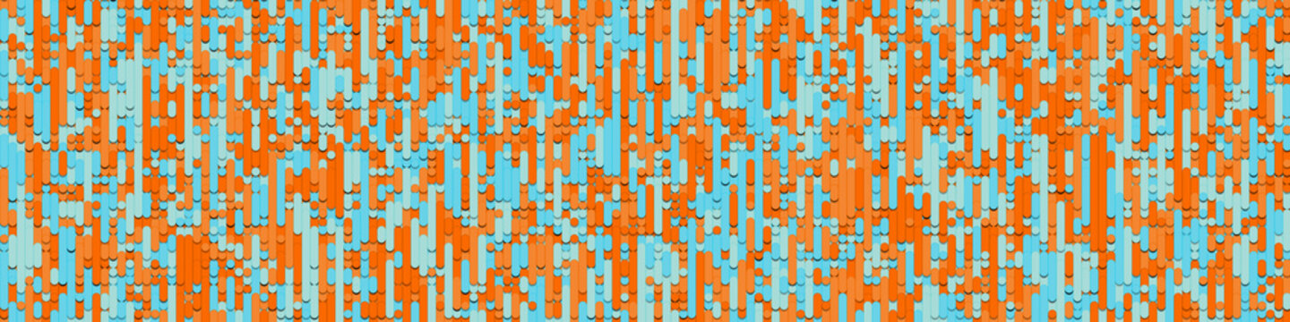 Color Abstract Lines Rain Generative Art background illustration