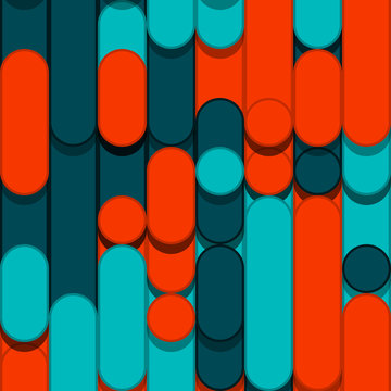 Color Abstract Lines Rain Generative Art background illustration