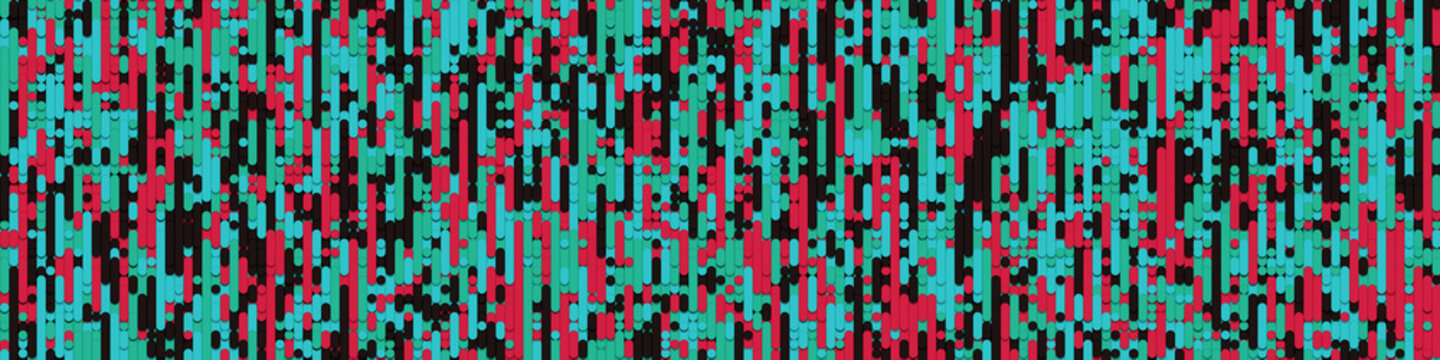 Color Abstract Lines Rain Generative Art background illustration