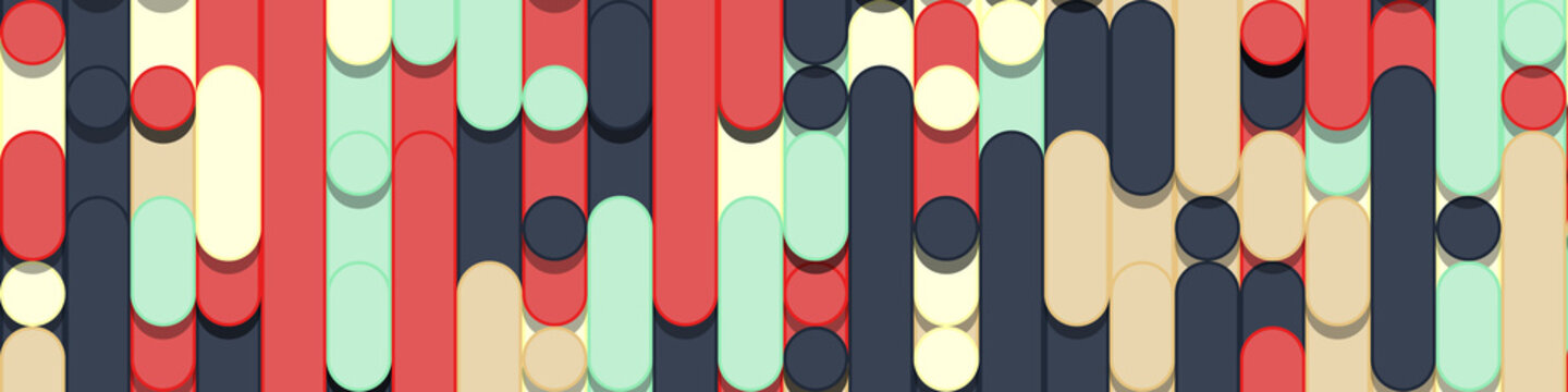 Color Abstract Lines Rain Generative Art background illustration