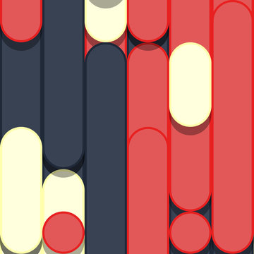 Color Abstract Lines Rain Generative Art background illustration