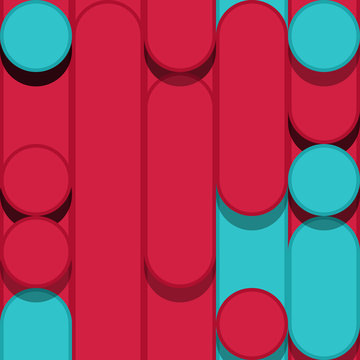 Color Abstract Lines Rain Generative Art background illustration