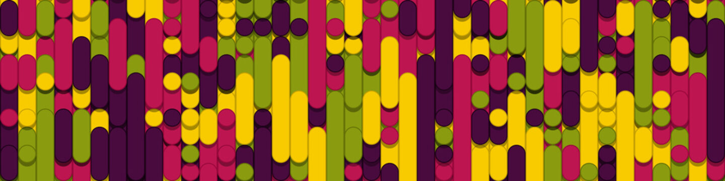 Color Abstract Lines Rain Generative Art background illustration