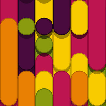 Color Abstract Lines Rain Generative Art background illustration