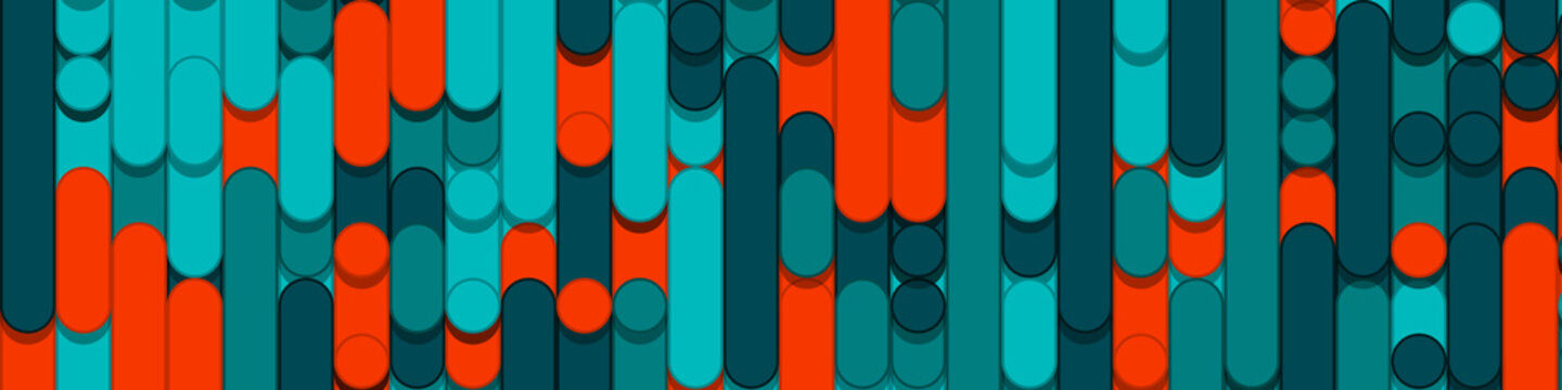 Color Abstract Lines Rain Generative Art background illustration