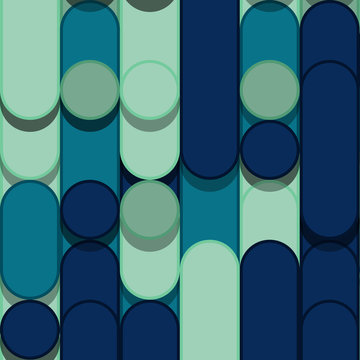 Color Abstract Lines Rain Generative Art background illustration