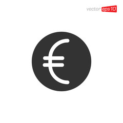 Euro Money Icon Design Vector