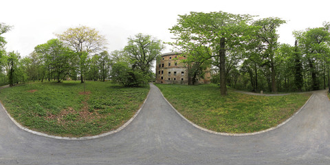 Building in the Park HDRI Panorama