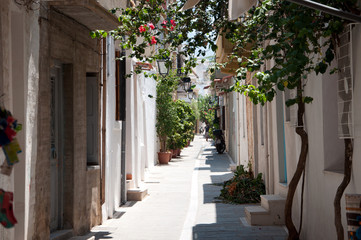 Fototapeta na wymiar street in greece