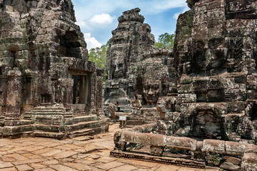 Fototapeta na wymiar Bayon Temple - Angkor Wat - Cambodia