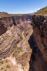 Huge canyon at Torotoro in Bolivia