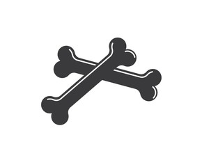 bone icon vector illustration