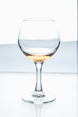 cognac glass made of thin glass