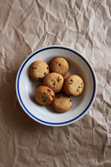 Delicious fresh chocolate chip cookies