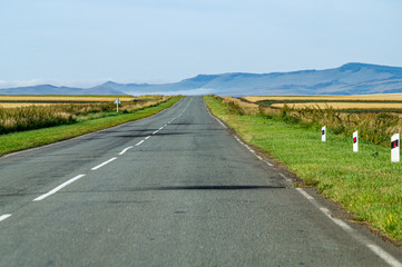  in summer road to the mountains