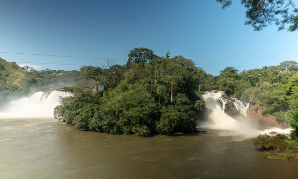 Binga waterfalls&nbsp;located at&nbsp;in South Kwanza Province.&nbsp;This is a long exposure photography of a beautiful waterfalls in Africa. May 2019