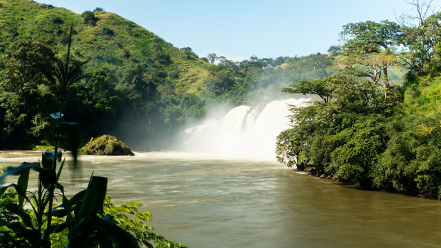 Binga waterfalls&nbsp;located at&nbsp;in South Kwanza Province.&nbsp;This is a long exposure photography of a beautiful waterfalls in Africa. May 2019